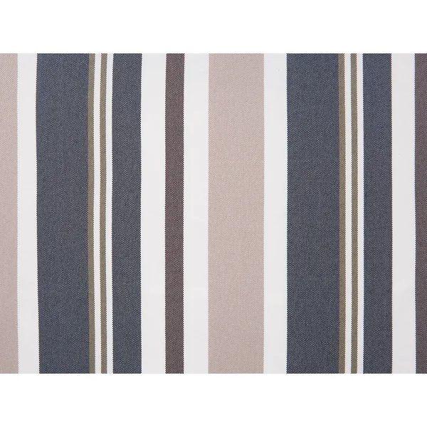 Set van 2 tuinkussens KASTOS gestreept 40 x 70 cm Taupe