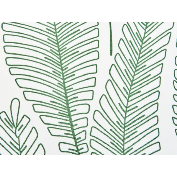 Set van 2 tuinkussens MEADOW bladpatroon 45 x 45 cm Groen