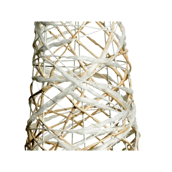 Set van 3 kerstdecoraties TUELSO Kerstboom 60/80/100 cm Wit/goud