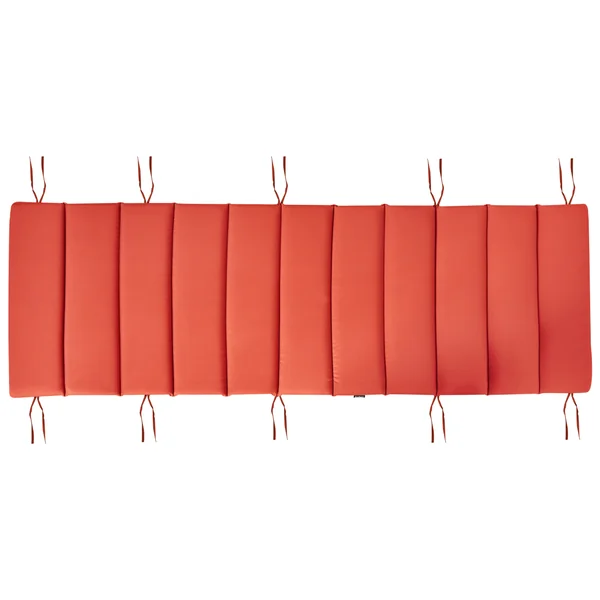 Sun Lounger Pad Cushion BRESCIA PREMIUM 180 x 60 cm Red