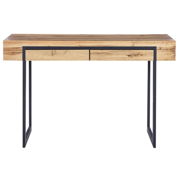 Table de bureau VIDA Marron clair 120 cm 55 cm avec rangement