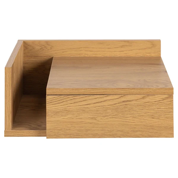 Table de chevet murale en bois naturel 1 tiroir 40x32cm - Ashlan