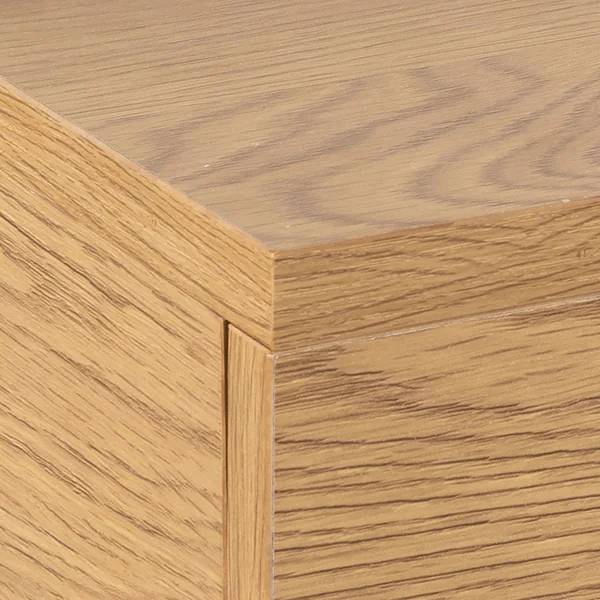 Table de chevet murale en bois naturel 1 tiroir 40x32cm - Ashlan