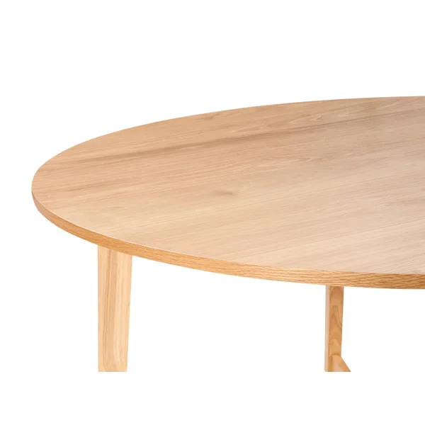 Table de repas WAIPORI Chêne clair 140 cm 140 cm