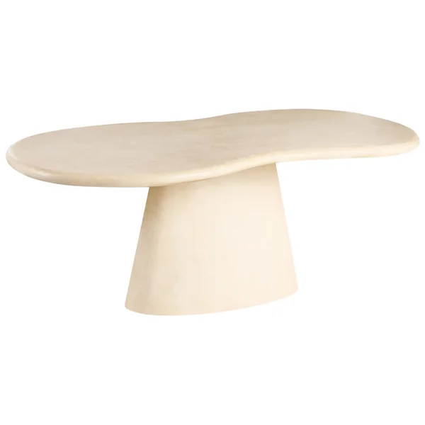 Table de salle à manger de jardin SPOLETO 200 cm 110 cm Beige
