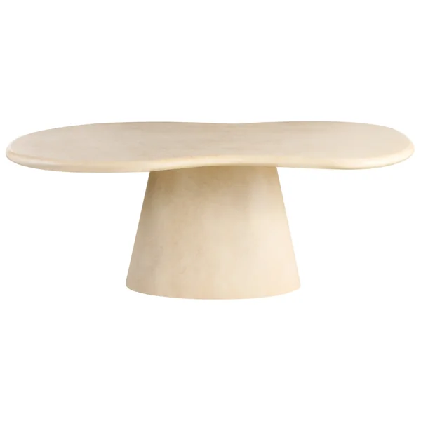 Table de salle à manger de jardin SPOLETO 200 cm 110 cm Beige