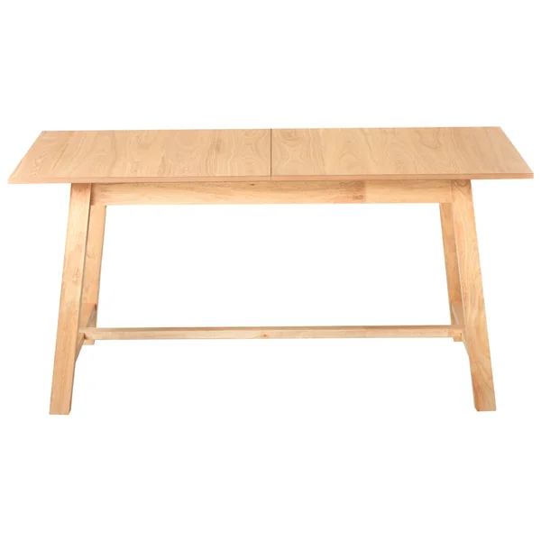 Table de salle à manger extensible BARNES Frêne clair 160/200 cm 90 cm