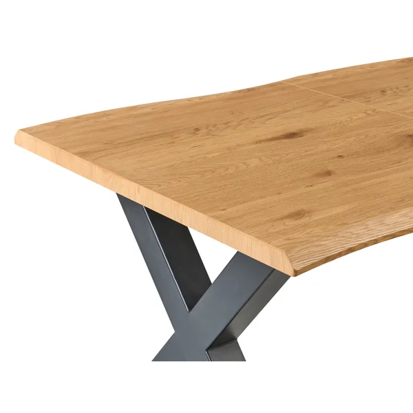 Table de salle à manger extensible BRONSON Marron 140/180 cm 90 cm