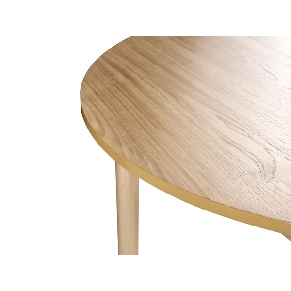 Table de salle à manger extensible ECHO Chêne clair 107/137 cm 107 cm