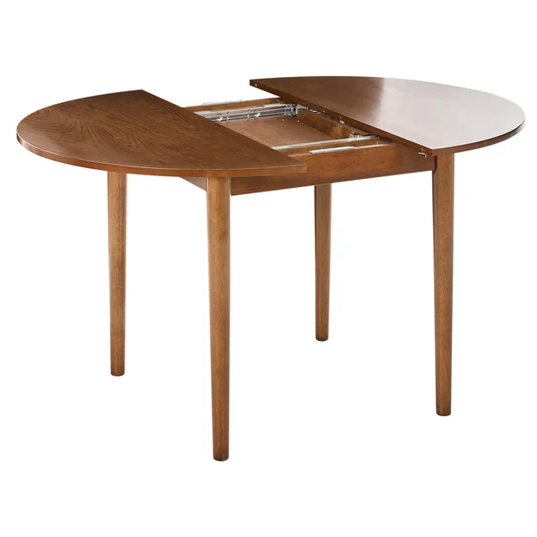 Table de salle à manger extensible ECHO Chêne foncé 107/137 cm 107 cm