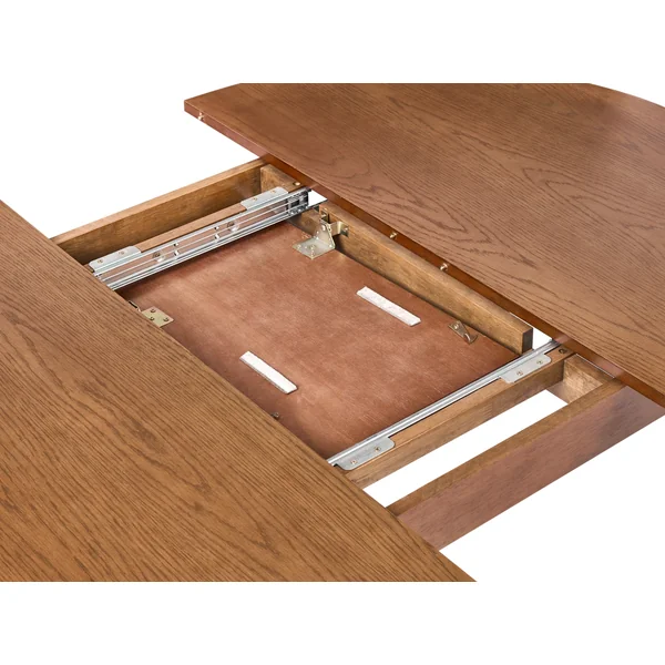 Table de salle à manger extensible ECHO Chêne foncé 107/137 cm 107 cm