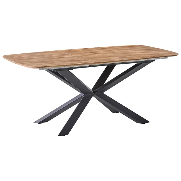 Table de salle à manger extensible GAIRDNER Marron 140/180 cm 90 cm