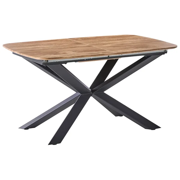 Table de salle à manger extensible GAIRDNER Marron 140/180 cm 90 cm