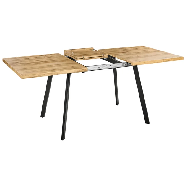 Table de salle à manger extensible HARLOW Marron 140/180 cm 90 cm