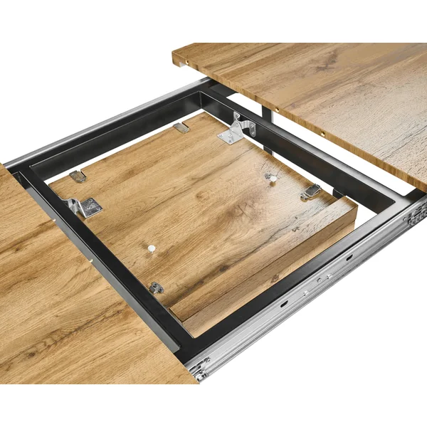 Table de salle à manger extensible HARLOW Marron 140/180 cm 90 cm