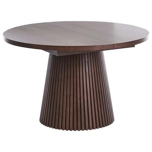 Table de salle à manger extensible MOORE Frêne foncé 120/160 cm 120 cm