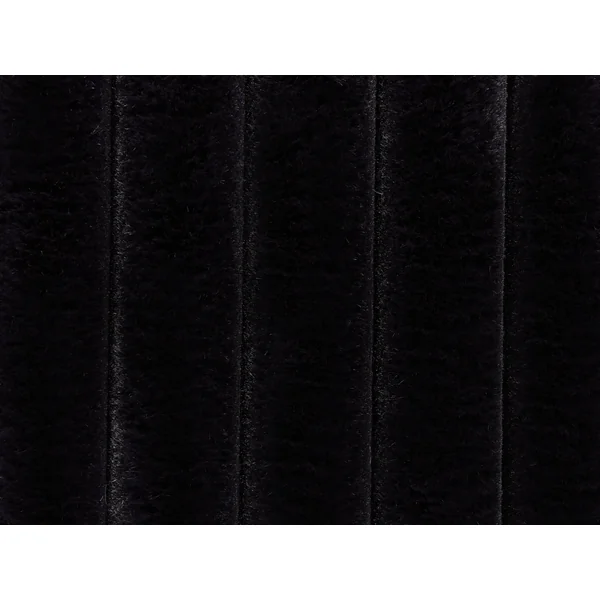 Tagesdecke RAKYA Webpelz 200 x 220 cm Schwarz