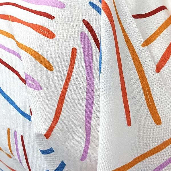 Taie de traversin 140x43 cm coton PERROQUET multicolore Salsa