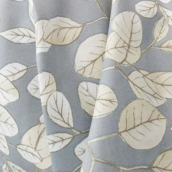 Taie de traversin 140x43 cm en percale 100% coton LISON gris