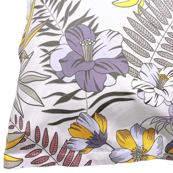 Taie d'oreiller 65x65 cm satin de coton ANAÏS multicolore
