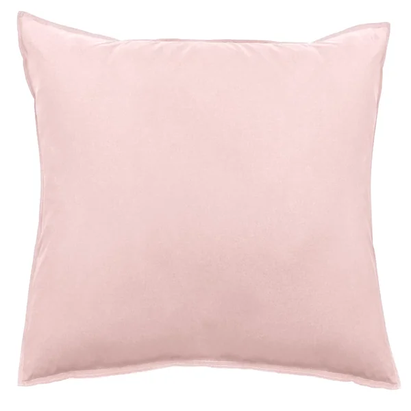 Taie d'oreiller lin et coton 65x65 cm collection OPERA couleur rose