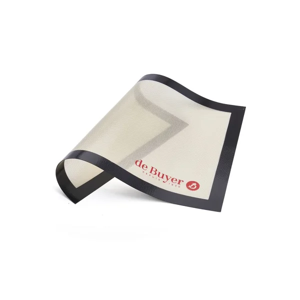 Tapis de cuisson en fibre de verre siliconée 40x30cm De Buyer
