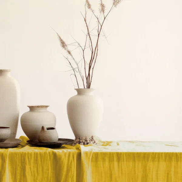 Tissu d'ameublement coton uni 150 g/m² JEKYLL laize 150cm jaune Soleil