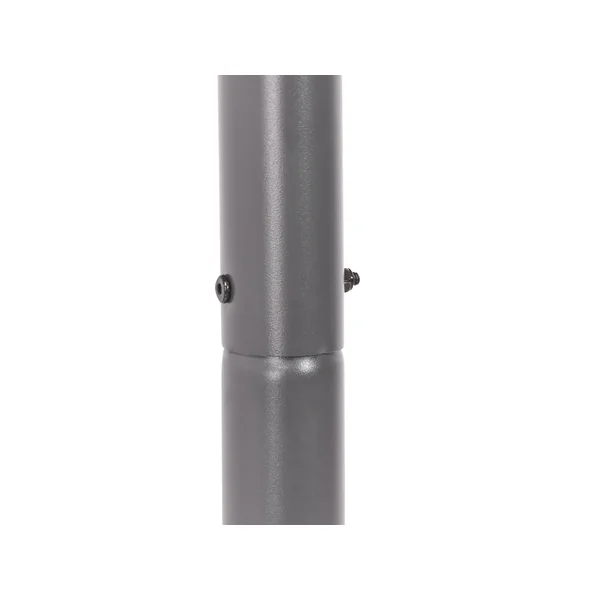 Tonnelle de jardin AVENTINE Métal 300 cm 300 cm Gris foncé