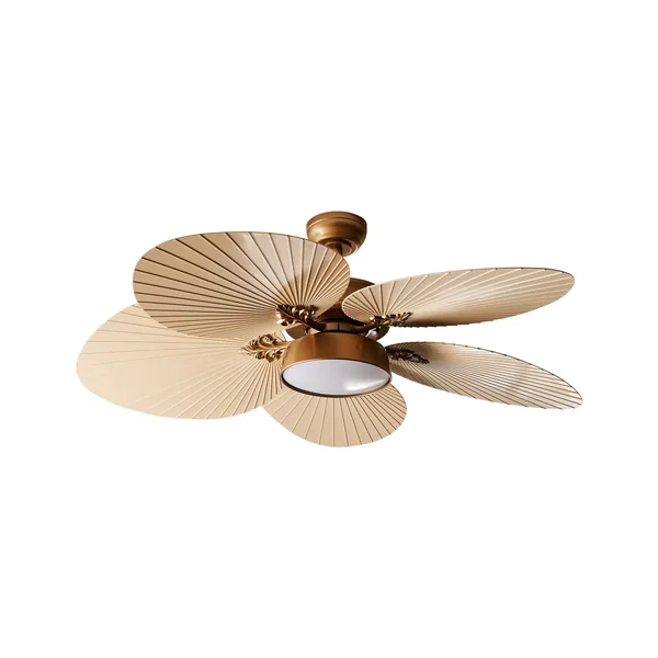 Ventilateur de plafond avec lampe BORMEJO Avec télécommande LED Doré