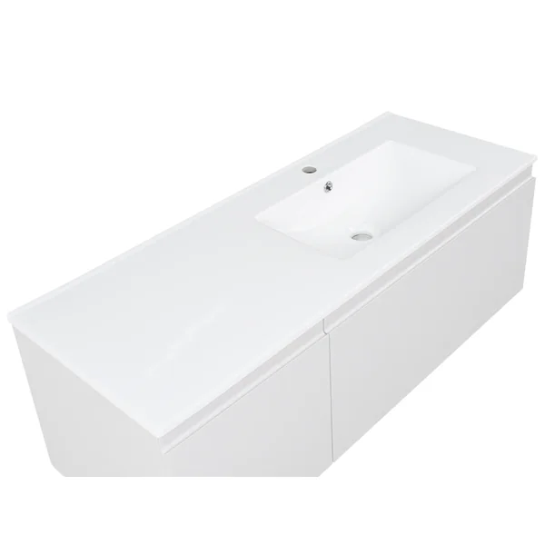 Wall Mounted Vanity Unit with Basin COROICO Light Grey